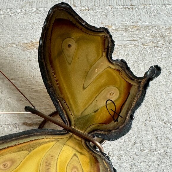 Vintage Metalwork Butterfly Mid Century Wall Decor - Picture 3 of 10